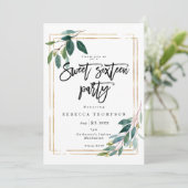 Invitation douce géométrique et moderne 16 (Debout devant)