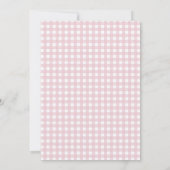 Invitation Douce Gingham Fraîchement arrivée sur le Marché Ba (Dos)