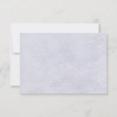 Invitation Douce Lavande Daisy RSVP (Dos)