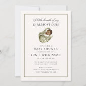Invitation Douce layette pour bébé Fête de naissance mixte (Devant)