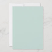 Invitation Douce Mariage Anémone Améthyste Seafoam (Dos)