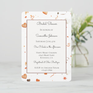 Invitation Douce Mariage Arc-en-ciel Chocolat Lavande