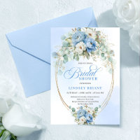 Douce Mariage Pastel Bleu Pivoine Fleurs d'Or