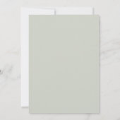 Invitation Douce Mariage Pervenche Champagne Peint (Dos)