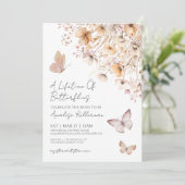 Invitation Douce Nuit Bohème Fleurs de Mariage (Debout devant)