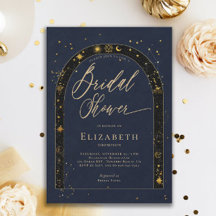 Invitation Douce Nuit Zodiacal Céleste Mariage