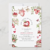 Invitation Douce Pomme De Nos Yeux Baby Shower (Devant)