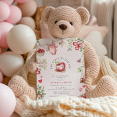 Invitation Douce Pomme De Nos Yeux Baby Shower