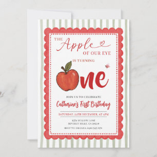 Invitation Douce Pomme de Nos Yeux Fait Son Anniversaire Invi