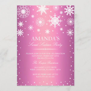 Invitation douce pour un anniversaire de 16 ans da