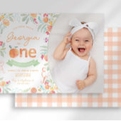 Invitation Douce première année de la pêche