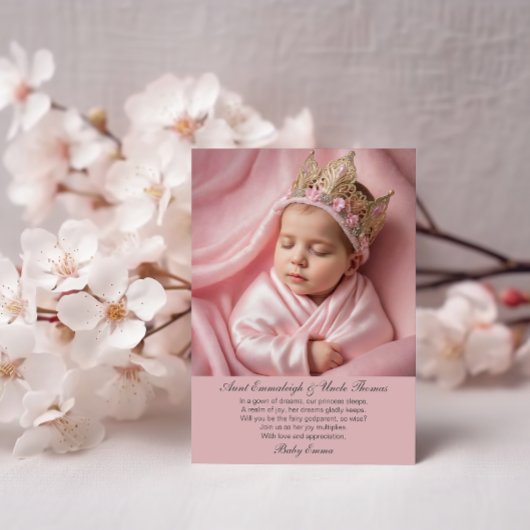Invitation Douce Princesse Sommeil - Une Proposition de Parra