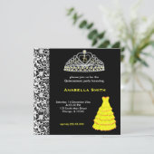 Invitation Douce Quinceanera (Debout devant)