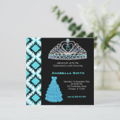 Invitation Douce Quinceanera (Debout devant)