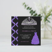 Invitation Douce Quinceanera (Debout devant)