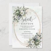 Invitation douce seize ans de verdure et d'or, ver (Devant)
