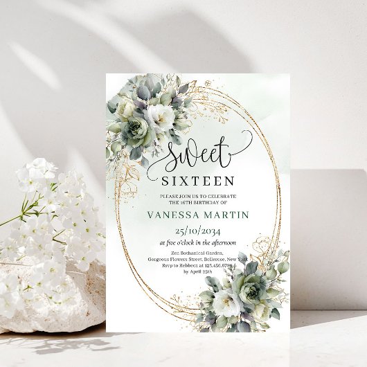 Invitation douce seize ans de verdure et d'or, ver