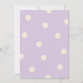 Invitation Douce Seize ans Fleurs de Lavande Violettes Modern (Dos)
