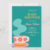 Invitation Douce tasse baby shower (Devant)