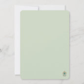 Invitation Douces & Chaudes Colombes Mariage Pastel (Dos)
