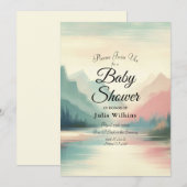 Invitation Douces Échos des Montagnes (Devant / Derrière)