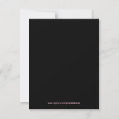Invitation Douces Papillons Rose Clair 16 (Dos)