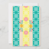 Invitation Douceur 16 Champagne mexicain Fiesta Papel Picado (Dos)