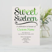 Invitation Douceur personnalisée 16 (Debout devant)