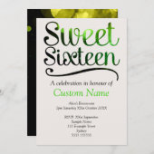 Invitation Douceur personnalisée 16 (Devant / Derrière)