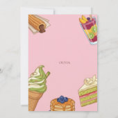 Invitation Douceurs & Brunch Anniversaire (Dos)