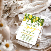 Invitation Douche à Baby shower de citron à la taille princip