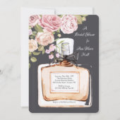 Invitation Douche à bouteille de parfum (Devant)