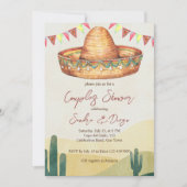 Invitation douche à couple mexicaine (Devant)