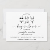 Invitation Douche à lingerie (Devant)