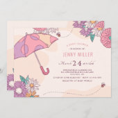 Invitation Douche à ressort (Devant / Derrière)