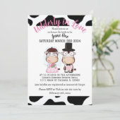 Invitation Douche absolument amoureux (Debout devant)