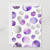 Invitation Douche avec amour ourson mignon shower pour bébé (Dos)