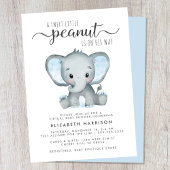Invitation Douche bébé éléphant virtuel