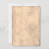 Invitation Douche bébé-Q - Jardin Baby shower pour couples ba (Dos)