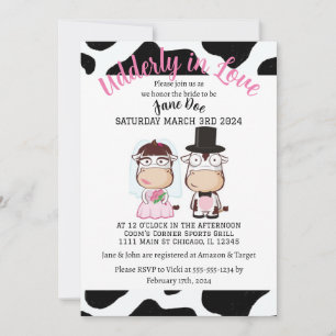 Invitation Douche complètement amoureuse