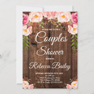 Invitation Douche Couples, Fête Wedding shower