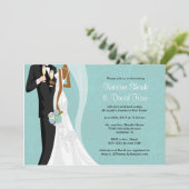 Invitation Douche Couples - Version 3 (Debout devant)