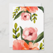 Invitation Douché D'Amour ! Baby shower parapluie (Dos)