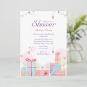 Invitation Douche d'amour Fête des mariées (Debout devant)