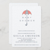 Invitation Douche Dans L'Invitation Baby shower Prévision (Devant / Derrière)