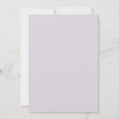Invitation Douche d'aquarelle moderne Rose rose mauve (Dos)