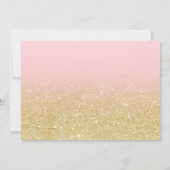 Invitation Douche de bébé d'illustration de parties (Dos)