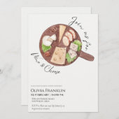 Invitation Douche de charcuterie (Devant / Derrière)