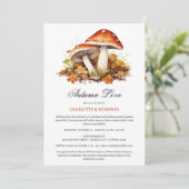 Invitation Douche de couple automnal rustique (Debout devant)