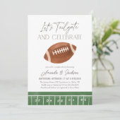 Invitation Douche de Couple de Football (Debout devant)